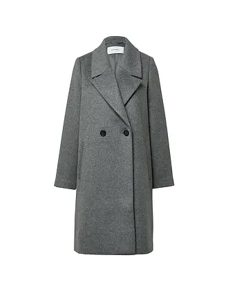 COMMA | Abrigo de lana | grau